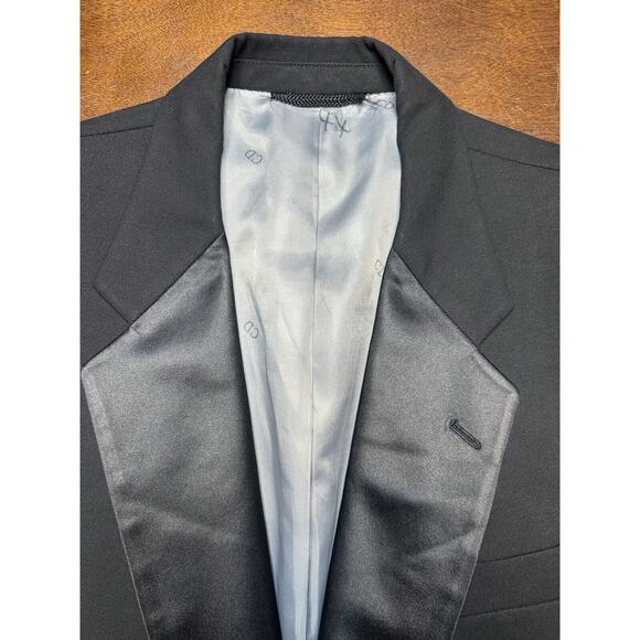 VTG Designer Christian Dior Monsieur Paris New York Suit Jacket Tuxedo Sz Medium - Picture 5 of 15